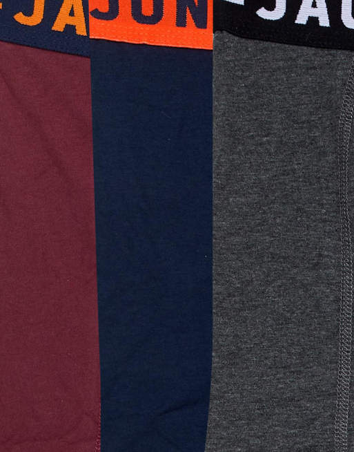 Jack & Jones – 3er Packung Unterhosen mit kontrastierendem Bund, 2 von 3
