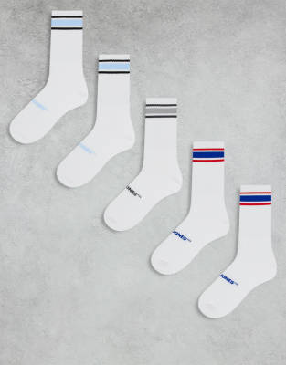 Jack & Jones 5 Pack Athletic Socks