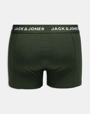 Jack & Jones 5 Pack Briefs In Black