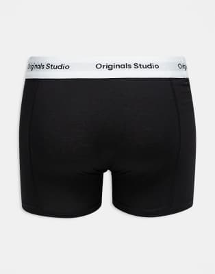 Jack & Jones 5 Pack Briefs In Navy