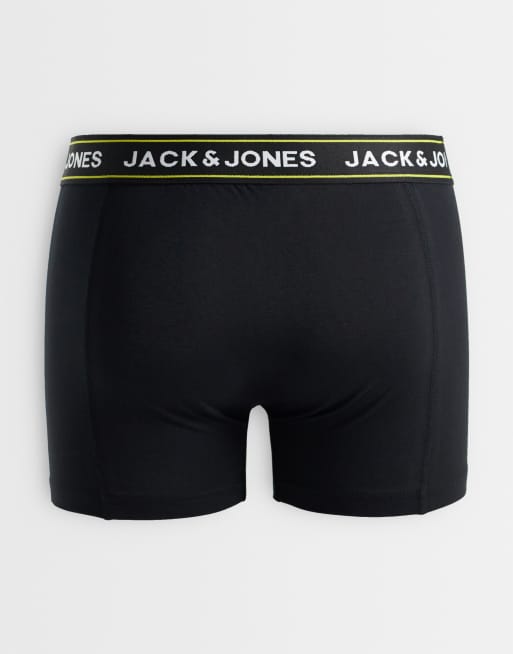 Jack & Jones 5 pack of boxers with contrast waistband in multi, 2 of 3