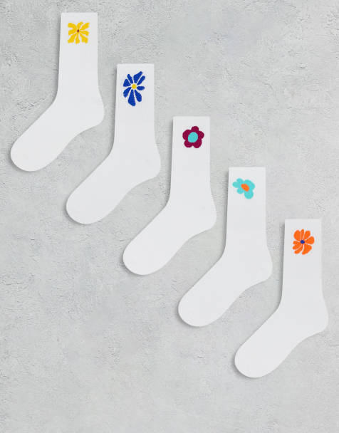 Jack & Jones 5 pack tennis sock with motifs - view 1