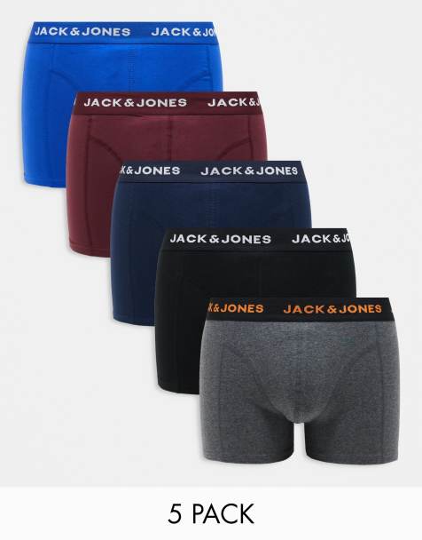 Jack & Jones – 5-pack trunks i olika färger - view 1