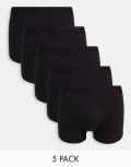[Jack & Jones] Jack & Jones 5 pack trunks in black S Black