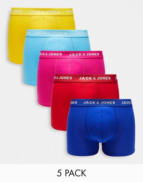 Aserlin Men's Underwear Boxer Briefs Cotton Huge Pouch Trunks Underwear 5  Pack-U-5Colors-S at  Men's Clothing store