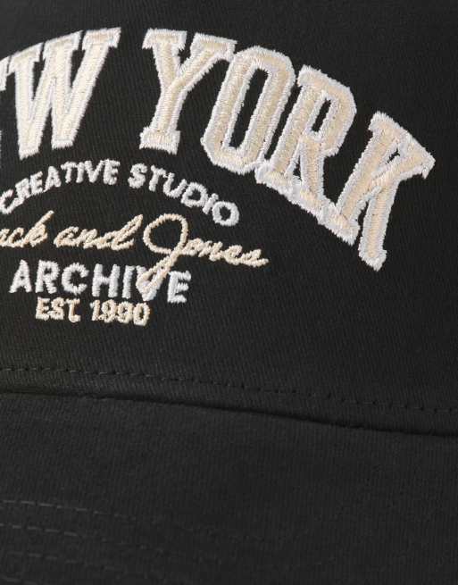 Jack & Jones 5-panel cap in black, 2 of 6