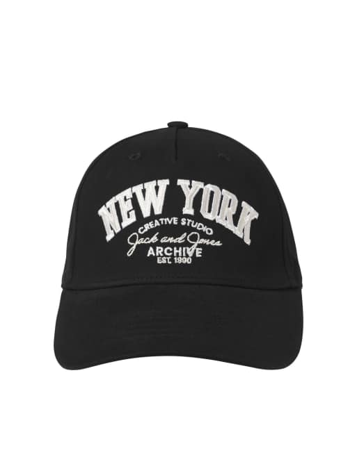 Jack & Jones 5-panel cap in black, 6 of 6