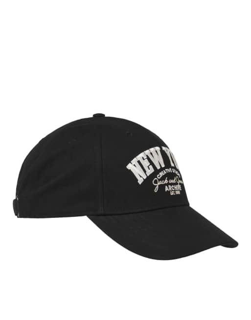 Jack & Jones 5-Panel-Cap in Schwarz, 5 von 6