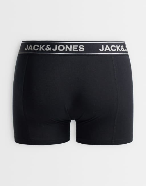 Jack & Jones 5er-Pack Trunks in Schwarz, Blau und Grau, 3 von 3