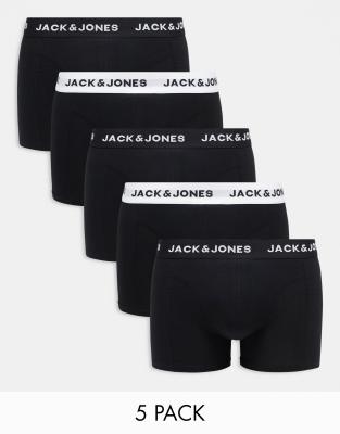 JACK & JONES Male Trunks 5er-Pack Trunks | Baumwolle, schmale Passform, mehrfarbig, schnell trocknend, zum Hineinschlüpfen, lässiger Stil, ideal für Basics - Bild 5