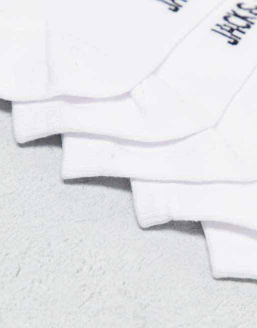 Jack & Jones – 5er Packung weiße Sportsocken, 4 von 4