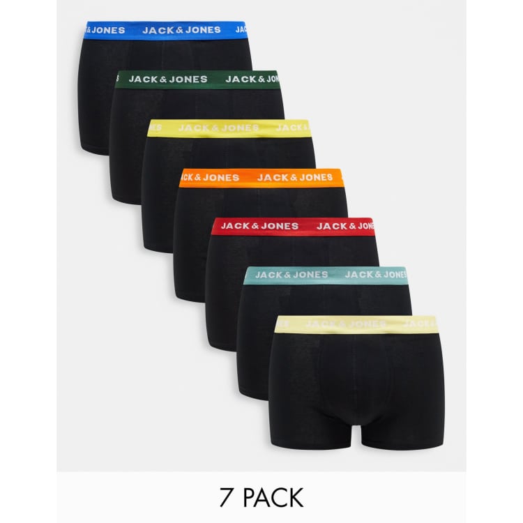Jack & Jones Jacsteve Boxer A Pantaloncino Uomo - Pacco Da 3 - Mutande Elastiche E Comode