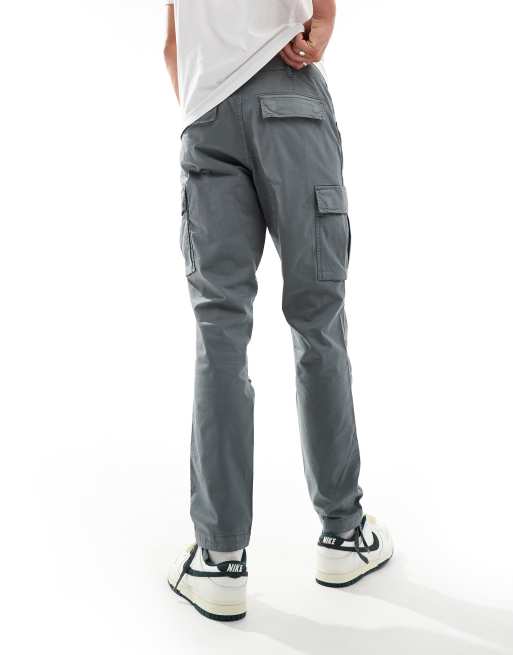 Jack & Jones – Ace – Locker geschnittene Cargohose in Schiefergrau 