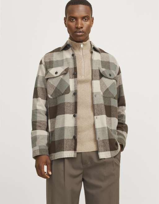 Jack & Jones - Agavegrøn overskjorte