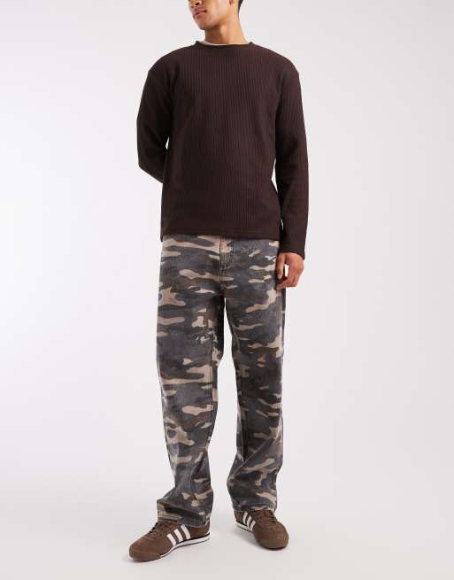 Jack & Jones - Alex - Baggy broek in workwear-stijl in multi camo, 2 van 5