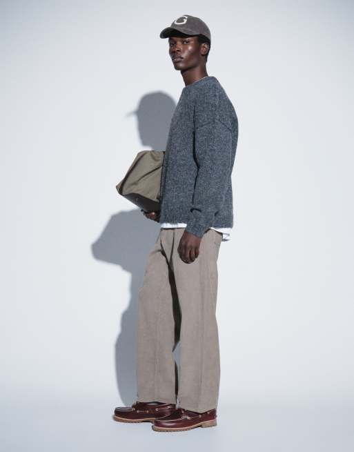 Jack & Jones Alex baggy cord trousers in brown, 3 of 9