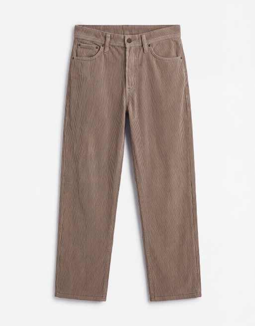 Jack & Jones Alex baggy cord trousers in brown, 6 of 9