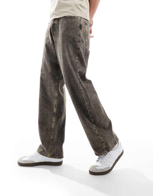 Jack & Jones Alex baggy fit jeans in acid wash | ASOS