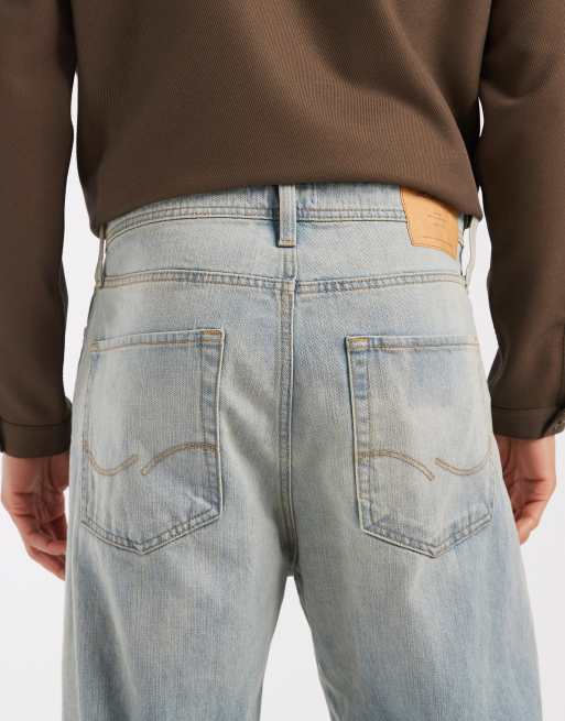 Jack & Jones Alex baggy fit jeans in light vintage wash, 4 of 5