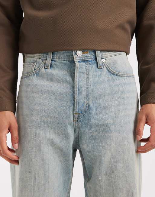 Jack & Jones Alex baggy fit jeans in light vintage wash, 5 of 5