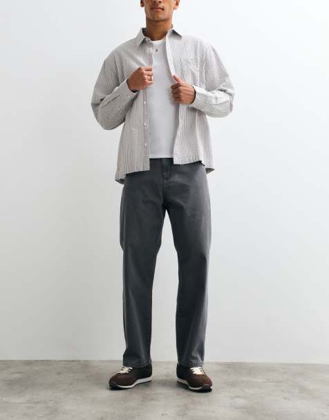 Jack & Jones Alex Baggy-Hose in Dunkelgrau - view 1