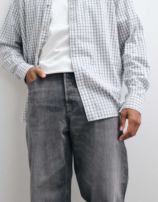 Jack & Jones Alex baggy jeans i bleget grå vask, 4 af 5
