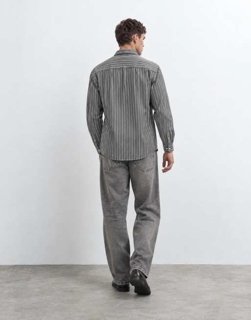 Jack & Jones Alex baggy jeans i tvättad grå, 6 av 10