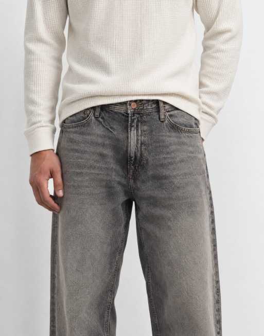 Jack & Jones Alex baggy jeans i tvättad grå, 7 av 10