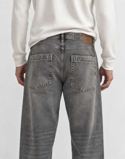 Jack & Jones Alex baggy jeans i tvättad grå, 9 av 10