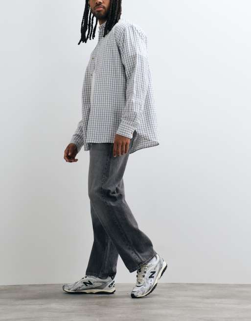 Jack & Jones Alex baggy jeans in bleached gray wash, 3 of 5