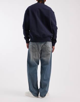 Jack & Jones Alex Baggy Jeans In Blue