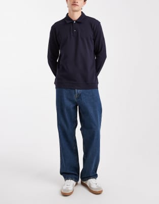 alex baggy jeans in dark blue
