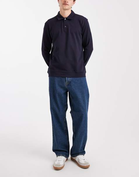 Jack & Jones alex baggy jeans in dark blue - view 1