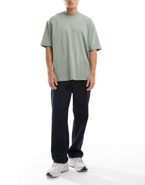 Jack & Jones Alex baggy jeans in dark wash - view 1