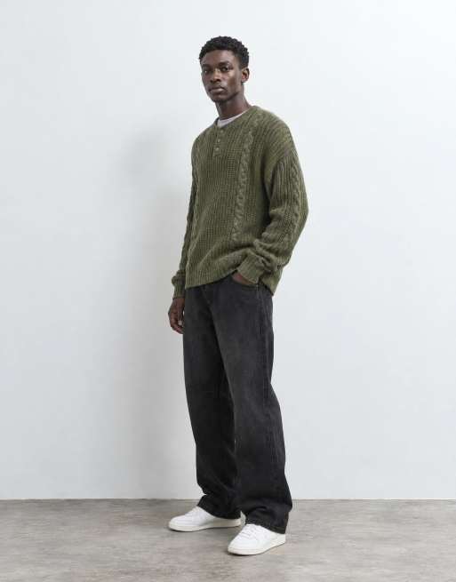 Jack & Jones Alex baggy jeans in gewassen zwart, 9 van 9