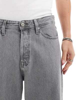 Jack & Jones Alex Baggy Jeans In Gray