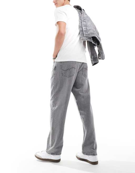 Jack & Jones Alex baggy jeans in grey, 3 of 5