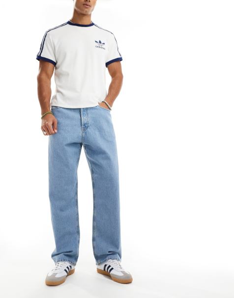 Jack & Jones - Alex - Baggy jeans in lichtblauw - view 1