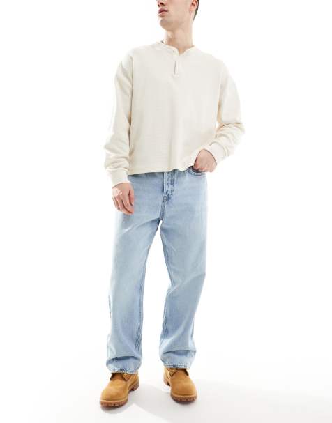 Jack & Jones Alex baggy jeans in light blue wash - view 1