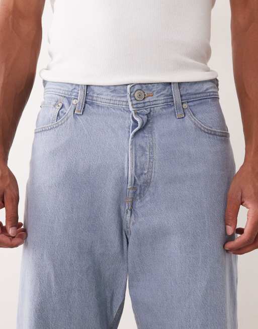 Jack & Jones Alex baggy jeans in light blue wash, 5 of 5