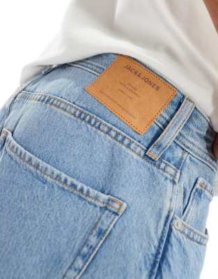 Jack & Jones Alex Baggy Jeans In Blue