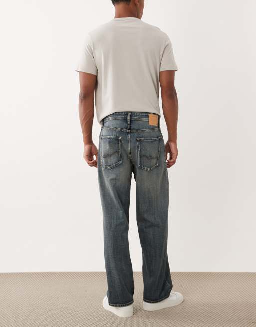Jack & Jones - Alex - Baggy jeans in middenblauwe wassing, 3 van 5