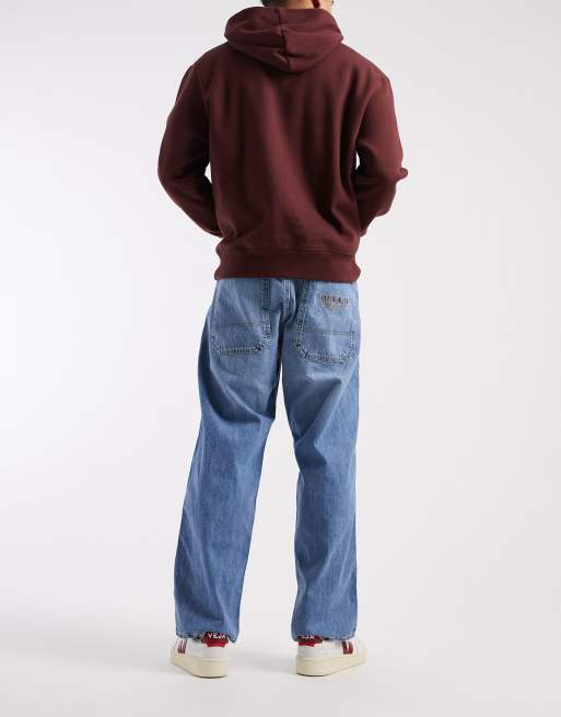 Jack & Jones – Alex – Baggy-Jeans in Mittelblau mit Workwear-Detail, 3 von 5