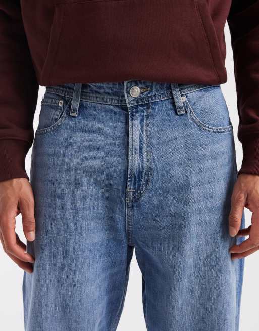 Jack & Jones – Alex – Baggy-Jeans in Mittelblau mit Workwear-Detail, 4 von 5