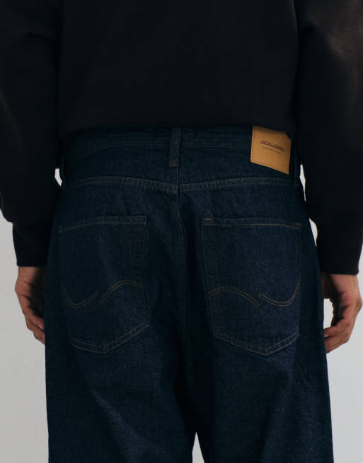 Jack & Jones - Alex - Baggy jeans in raw wash   , 4 van 5