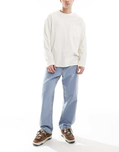 Jack & Jones Alex baggy jeans in vintage light blue wash - view 1
