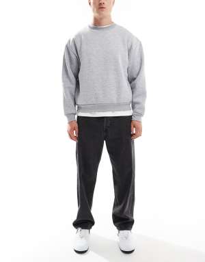 Jack & Jones Alex baggy jeans in washed black