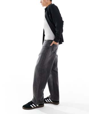 Jack & Jones Alex Baggy Jeans In Black
