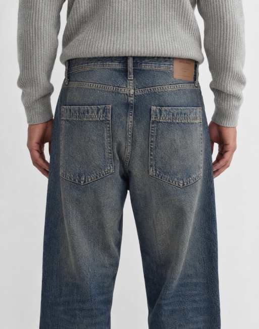 Jack & Jones Alex baggy jeans in worn blue, 10 of 10