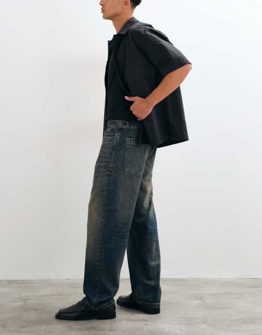 Jack & Jones Alex baggy jeans in worn blue, 2 of 10